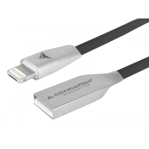 Kabel do ładowania i synchronizacji, 120 cm, USB  zespolone micro USB  Lightning, czarny