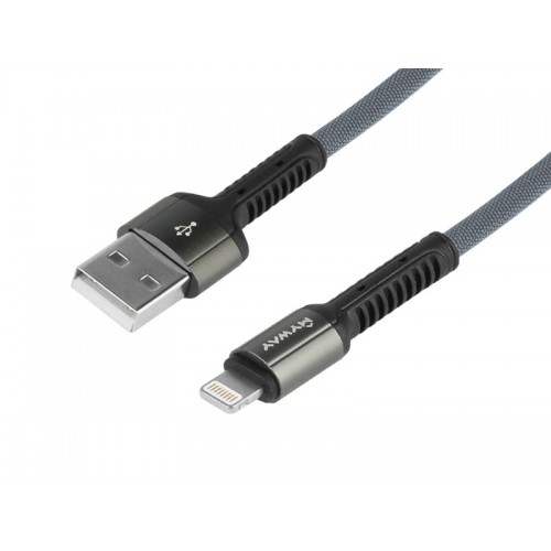 Kabel do ładowania i synchronizacji  120 cm USB  zespolone micro USB  , czarny