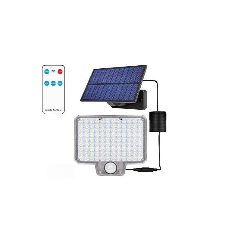 Naświetlacz LED solarny 108xSMD PIR