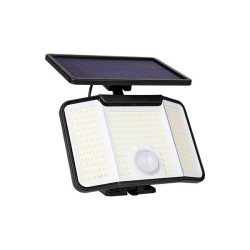 Naświetlacz LED solarny 172xSMD PIR pilot
