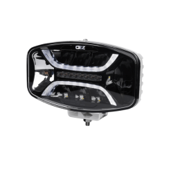 Reflektor dalekosiężny czarny LED OZZ XO1 P9'' + ostrzegawcze
