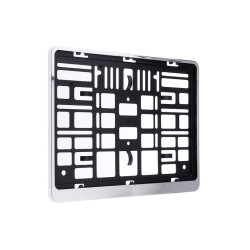 Ramka na tablicę rejestracyjną 305 x 214 mm, dwurzędowa, chrom