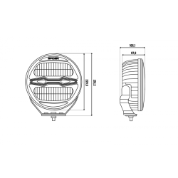 REFLEKTOR DROGOWY ZE ŚWIATŁEM STROBO LED NINJA