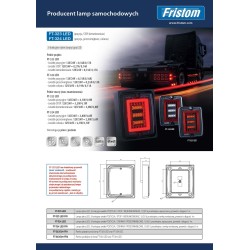 FT-324 LAMPA ZESPOLONA LED POZYCJA, COFANIE, PRZECIWMGIELNA