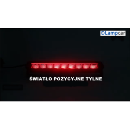 Belka świetlna, lampa zespolona tylnia, ze światłem strobo NOWOŚĆ