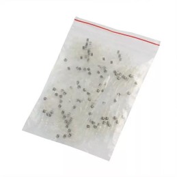 SZYBKOZŁĄCZKA TERMOKURCZLIWA Z CYNĄ, FI 1,7MM, DLA PRZEWODÓW 0,25 - 0,34mm2, 100SZT/OPAKOWANIE