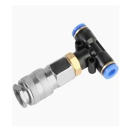 SZYBKOZŁĄCZE PISTOLETU DO PRZEDMUCHU FI 8MM, 3/8, TRÓJNIK, KPL. L82MM