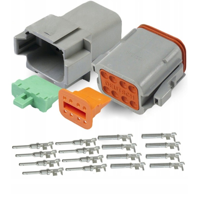 ZŁĄCZE HERMETYCZNE 8 PIN , TYP DEUTSCH 8 PIN KPL AMPHENOL