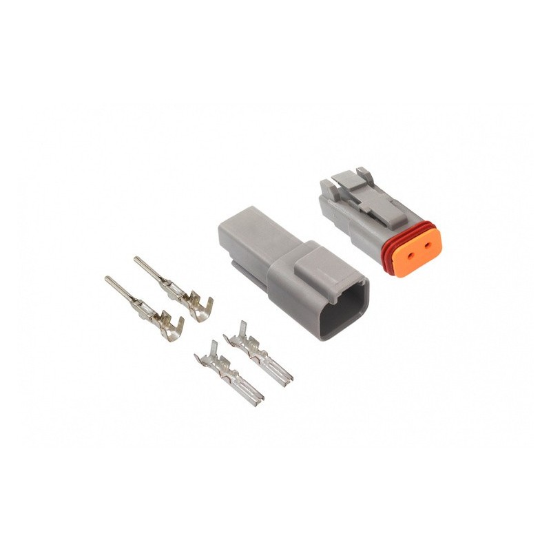 ZŁĄCZE DEUTSCH STECKER KOMPLET WTYCZKA+GNIAZDO DT2PIN
