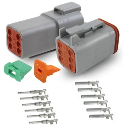 ZŁĄCZE HERMETYCZNE 6PIN , TYP DEUTSCH 6 PIN KPL AMPHENOL