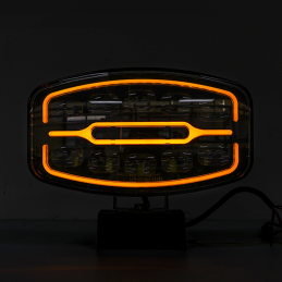 REFLEKTOR DALEKOSIĘŻNY Z PODWÓJNĄ POZYCJĄ , LAMPA DROGOWA LED