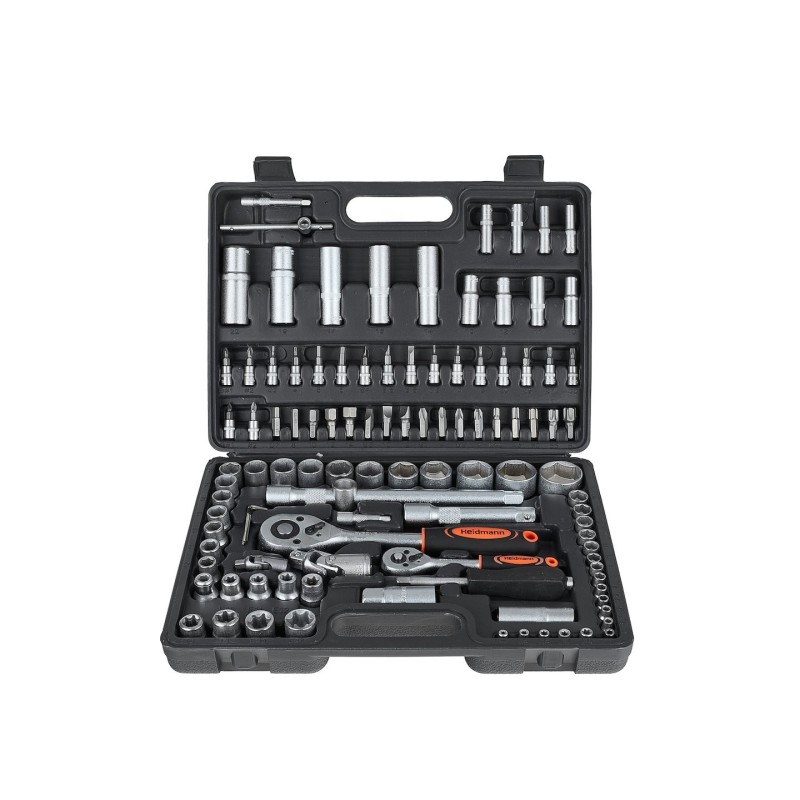 Komplet kluczy nasadowych 108 el. 1/4",1/2",torx,typ H