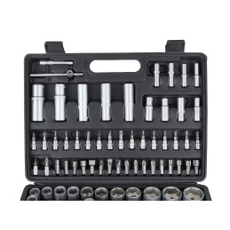 Komplet kluczy nasadowych 108 el. 1/4",1/2",torx,typ H