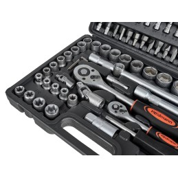 Komplet kluczy nasadowych 108 el. 1/4",1/2",torx,typ H