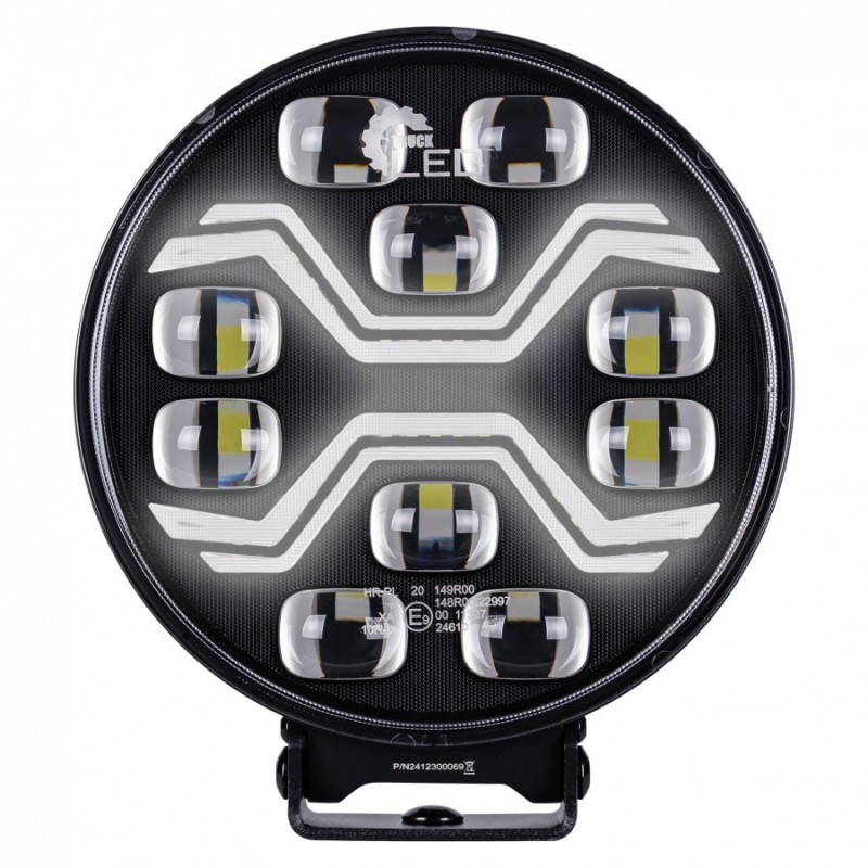 REFLEKTOR DALEKOSIĘŻNY LED TOXIC OKRĄGŁA LAMPA PRZEDNIA
