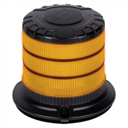 LAMPA OSTRZEGAWCZA  BŁYSKOWA LED BIAŁY KLOSZ X-SPIDER