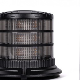 LAMPA OSTRZEGAWCZA  BŁYSKOWA LED BIAŁY KLOSZ X-SPIDER