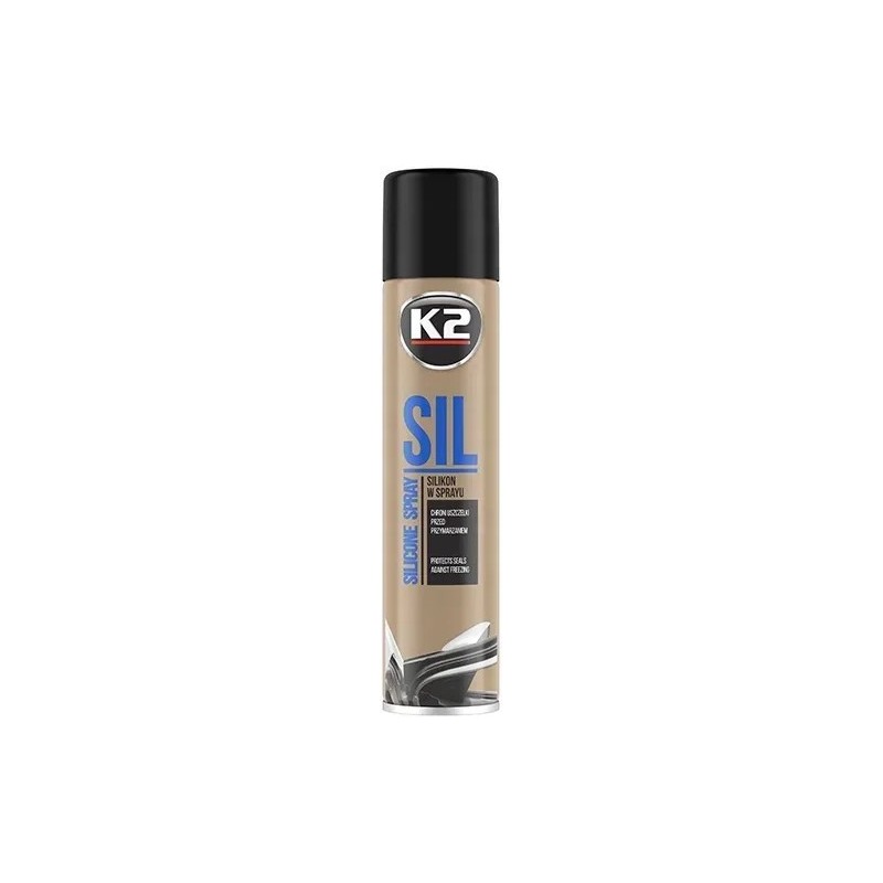 K2 SIL - 100% SILIKON W SPRAYU DO USZCZELEK 300 ml K633