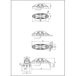 FT-45 B LAMPA OBRYSOWA LED TYP MAN VOLVO