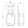 FT-1 I B LAMPA OBRYSOWA Z ODBLASKIEM