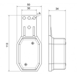 FT-1 I B LAMPA OBRYSOWA Z ODBLASKIEM