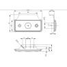 MD-13 B LAMPA OBRYSOWA Z ODBLASKIEM