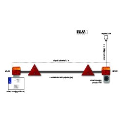 Belka METALOWA MD-002 7PIN