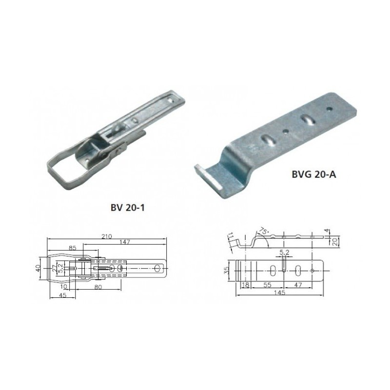 ZACZEP BURTOWY REGULOWANY BV40-1