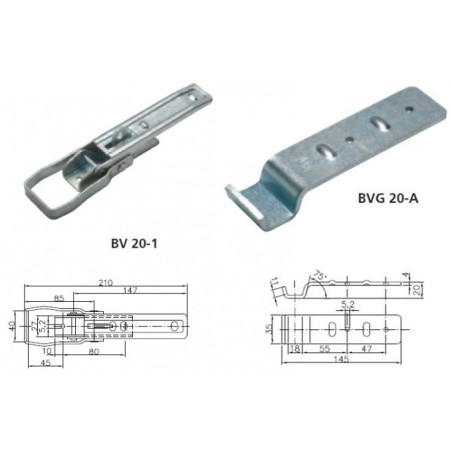 ZACZEP BURTOWY REGULOWANY BV40-1