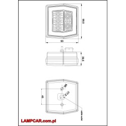 ZESTAW OŚWIETLENIOWY DŁ. 7M Z LAMPAMI LED