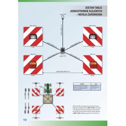 ZESTAW TABLIC DWUSTRONNIE KLEJONYCH - WERSJA ŻARÓWKOWA