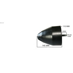 ODBÓJ GUMOWY RESOR DUŻY ZE ŚRUBĄ TYP SCANIA