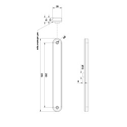 FT-070 +K QS150 Z  LAMPA OBRYSOWA LED NOWŚĆ!