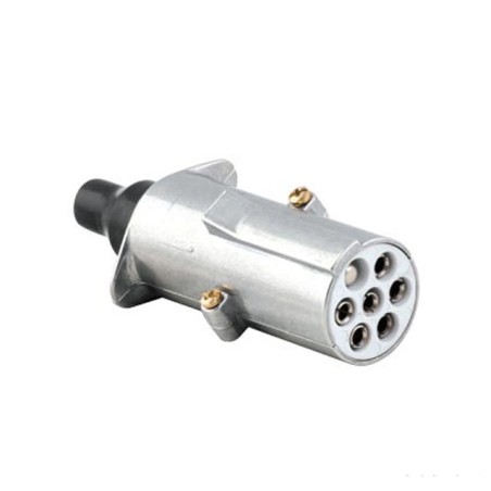 GNIAZDO 7 PIN 24V N Z BOLCEM ALUMINIOWE