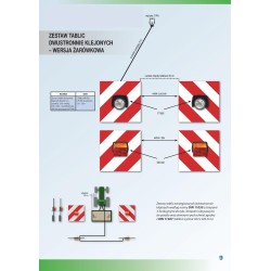 ZESTAW TABLIC DWUSTRONNIE KLEJONYCH - WERSJA ŻARÓWKOWA