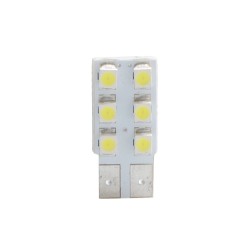 ŻARÓWKA LED W5W T10 8 LED SMD TRZONEK T10