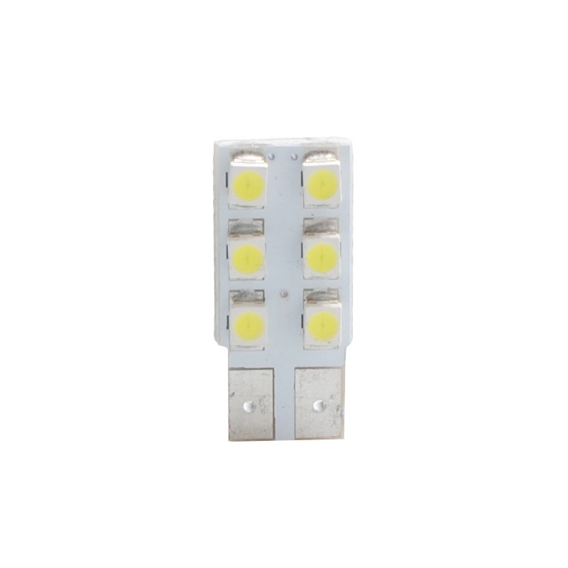 ŻARÓWKA LED W5W T10 8 LED SMD TRZONEK T10