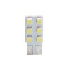 ŻARÓWKA LED W5W T10 8 LED SMD TRZONEK T10