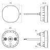 FT-41 LED LAMPA  COFANIA  UNIWERSALNA 12/24V