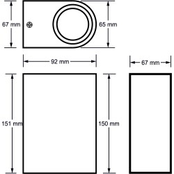 JGS-012798 Oprawa elewacyjna 2x GU10 srebrny