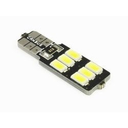 ŻARÓWKA LED W5W T10 4 LED SMD TRZONEK T10