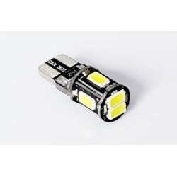 ŻARÓWKA LED W5W T10 4 LED SMD TRZONEK T10