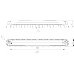 FT-29B  LED LAMPA OBRYSOWA BIAŁA