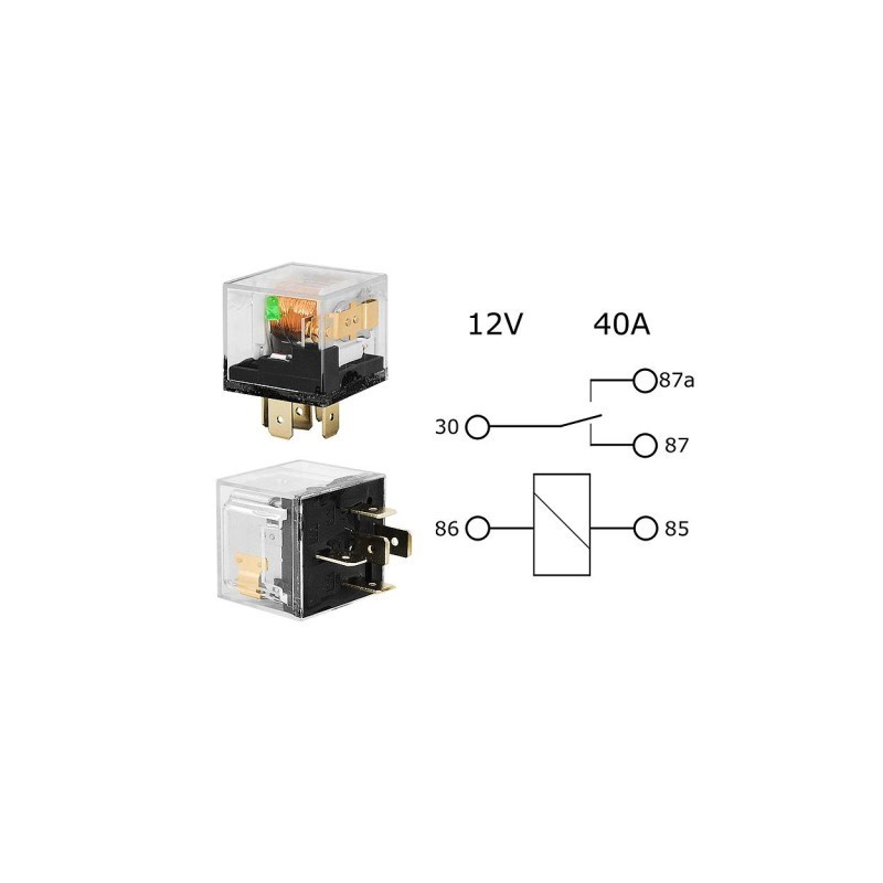 PRZEKAŹNIK 12V MAH 561/4120 ON-ON 40A