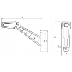 FT-145L LED LAMPA OBRYSOWA NOWOŚĆ!!