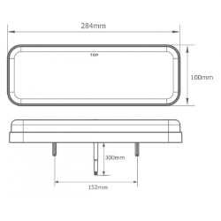 JGS-1916  Lampa tylna LED NeoN dynamiczny kierunek