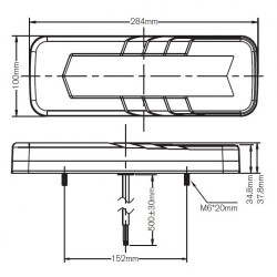 JGS-1872 LEWA Lampa tylna TL LED NEON DYNAMIC