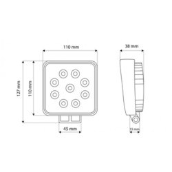 Lampa Robocza LED 48W POWERLED