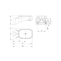 FT-069 B LAMPA OBRYSOWA LED