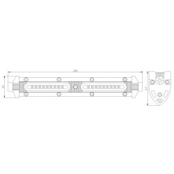 BELKA LED NA OFFROAD LAMPA DIODOWA 59W 356MM